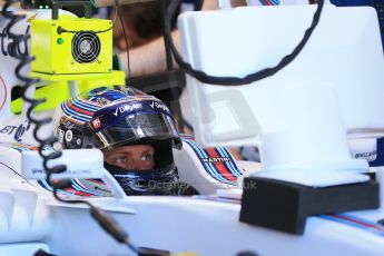 World © Octane Photographic Ltd. Williams Martini Racing FW37 – Valtteri Bottas. Saturday 6th June 2015, F1 Canadian GP Practice 3 pitlane, Circuit Gilles Villeneuve, Montreal, Canada. Digital Ref: 1295LB1D1218