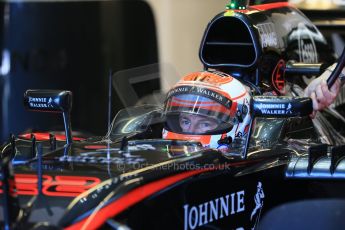 World © Octane Photographic Ltd. McLaren Honda MP4/30 - Jenson Button. Saturday 6th June 2015, F1 Canadian GP Practice 3 pitlane, Circuit Gilles Villeneuve, Montreal, Canada. Digital Ref: 1295LB1D1320