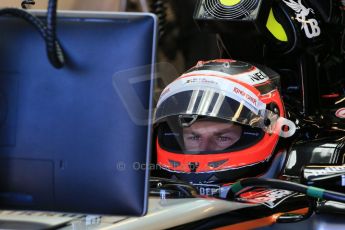 World © Octane Photographic Ltd. Sahara Force India VJM08 – Nico Hulkenberg. Saturday 6th June 2015, F1 Canadian GP Practice 3 pitlane, Circuit Gilles Villeneuve, Montreal, Canada. Digital Ref: 1295LB1D1415