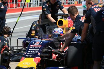 World © Octane Photographic Ltd. Infiniti Red Bull Racing RB11 – Daniel Ricciardo. Saturday 6th June 2015, F1 Canadian GP Practice 3 pitlane, Circuit Gilles Villeneuve, Montreal, Canada. Digital Ref: 1295LB1D1553