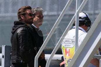 World © Octane Photographic Ltd. Scott Disick (partner of Kourtney Kardashian). Saturday 6th June 2015, F1 Practice 3 pitlane, Circuit Gilles Villeneuve, Montreal, Canada. Digital Ref: 1295CB7D0968