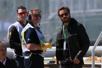 World © Octane Photographic Ltd. Scott Disick (partner of Kourtney Kardashian). Saturday 6th June 2015, F1 Practice 3 pitlane, Circuit Gilles Villeneuve, Montreal, Canada. Digital Ref: 1295CB7D0968