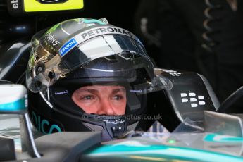 World © Octane Photographic Ltd. Mercedes AMG Petronas F1 W06 Hybrid – Nico Rosberg. Saturday 6th June 2015, F1 Practice 3 pitlane, Circuit Gilles Villeneuve, Montreal, Canada. Digital Ref: 1295LB1D1699