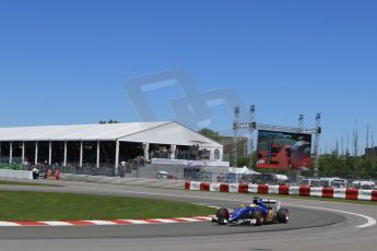 World © Octane Photographic Ltd. Sauber F1 Team C34-Ferrari – Marcus Ericsson. Saturday 6th June 2015, F1 Canadian GP Qualifying, Circuit Gilles Villeneuve, Montreal, Canada. Digital Ref: 1296CB7D0996