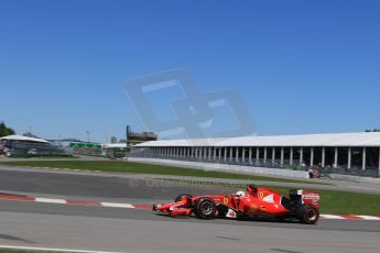 World © Octane Photographic Ltd. Scuderia Ferrari SF15-T– Sebastian Vettel. Saturday 6th June 2015, F1 Canadian GP Qualifying, Circuit Gilles Villeneuve, Montreal, Canada. Digital Ref: 1296CB7D1032