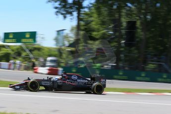 World © Octane Photographic Ltd. McLaren Honda MP4/30 – Fernando Alonso. Saturday 6th June 2015, F1 Canadian GP Qualifying, Circuit Gilles Villeneuve, Montreal, Canada. Digital Ref: 1296LB1D1796