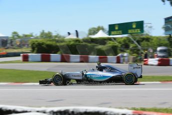 World © Octane Photographic Ltd. Mercedes AMG Petronas F1 W06 Hybrid – Nico Rosberg. Saturday 6th June 2015, F1 Qualifying, Circuit Gilles Villeneuve, Montreal, Canada. Digital Ref: 1296LB1D1902