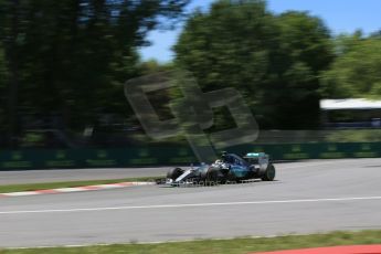 World © Octane Photographic Ltd. Mercedes AMG Petronas F1 W06 Hybrid – Lewis Hamilton. Saturday 6th June 2015, F1 Canadian GP Qualifying, Circuit Gilles Villeneuve, Montreal, Canada. Digital Ref: 1296LB1D2036