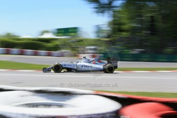 World © Octane Photographic Ltd. Williams Martini Racing FW37 – Valtteri Bottas. Saturday 6th June 2015, F1 Canadian GP Qualifying, Circuit Gilles Villeneuve, Montreal, Canada. Digital Ref: 1296LB1D2090