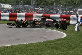 World © Octane Photographic Ltd. Lotus F1 Team E23 Hybrid – Pastor Maldonado. Saturday 6th June 2015, F1 Canadian GP Qualifying, Circuit Gilles Villeneuve, Montreal, Canada. Digital Ref: 1296LB1D2136