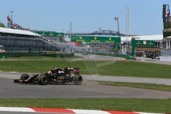 World © Octane Photographic Ltd. Lotus F1 Team E23 Hybrid – Pastor Maldonado. Saturday 6th June 2015, F1 Canadian GP Qualifying, Circuit Gilles Villeneuve, Montreal, Canada. Digital Ref: 1296LB1D2168