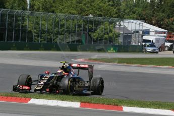 World © Octane Photographic Ltd. Lotus F1 Team E23 Hybrid – Pastor Maldonado. Saturday 6th June 2015, F1 Canadian GP Qualifying, Circuit Gilles Villeneuve, Montreal, Canada. Digital Ref: 1296LB1D2177