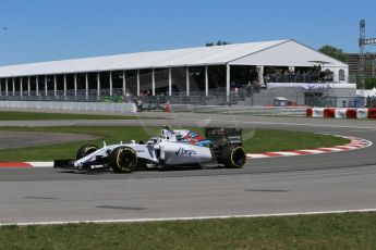 World © Octane Photographic Ltd. Williams Martini Racing FW37 – Felipe Massa. Saturday 6th June 2015, F1 Canadian GP Qualifying, Circuit Gilles Villeneuve, Montreal, Canada. Digital Ref: 1296LB1D2205