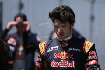 World © Octane Photographic Ltd. Scuderia Toro Rosso STR10 – Carlos Sainz Jnr. Saturday 6th June 2015, F1 Canadian GP Qualifying Paddock, Circuit Gilles Villeneuve, Montreal, Canada. Digital Ref: 1296LB1D2553