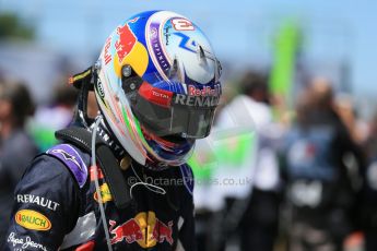 World © Octane Photographic Ltd. Infiniti Red Bull Racing RB11 – Daniel Ricciardo. Saturday 6th June 2015, F1 Canadian GP Qualifying Parc Ferme, Circuit Gilles Villeneuve, Montreal, Canada. Digital Ref: 1296LB1D2642