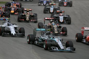 World © Octane Photographic Ltd. Mercedes AMG Petronas F1 W06 Hybrid – Nico Rosberg. Sunday 7th June 2015, F1 Race, Circuit Gilles Villeneuve, Montreal, Canada. Digital Ref: 1299LB1D3614