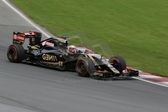 World © Octane Photographic Ltd. Lotus F1 Team E23 Hybrid – Romain Grosjean. Sunday 7th June 2015, F1 Canadian GP Race, Circuit Gilles Villeneuve, Montreal, Canada. Digital Ref: 1299LB1D3826