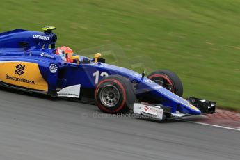 World © Octane Photographic Ltd. Sauber F1 Team C34-Ferrari – Felipe Nasr. Sunday 7th June 2015, F1 Canadian GP Race Circuit Gilles Villeneuve, Montreal, Canada. Digital Ref: 1299LB1D3857