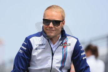 World © Octane Photographic Ltd. Williams Martini Racing FW37 – Valtteri Bottas. Sunday 7th June 2015, F1 Canadian GP Drivers' parade, Circuit Gilles Villeneuve, Montreal, Canada. Digital Ref: 1298LB1D3184