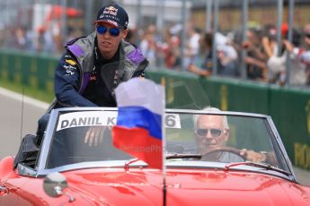 World © Octane Photographic Ltd. Infiniti Red Bull Racing RB11 – Daniil Kvyat. Sunday 7th June 2015, F1 Canadian GP Drivers' parade, Circuit Gilles Villeneuve, Montreal, Canada. Digital Ref: 1298LB1D3284