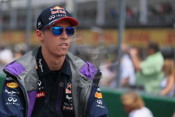 World © Octane Photographic Ltd. Infiniti Red Bull Racing RB11 – Daniil Kvyat. Sunday 7th June 2015, F1 Canadian GP Drivers' parade, Circuit Gilles Villeneuve, Montreal, Canada. Digital Ref: 1298LB1D3291