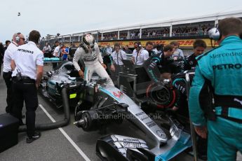 World © Octane Photographic Ltd. Mercedes AMG Petronas F1 W06 Hybrid – Lewis Hamilton. Sunday 7th June 2015, F1 Canadian GP Race grid, Circuit Gilles Villeneuve, Montreal, Canada. Digital Ref: 1298LB1D3472