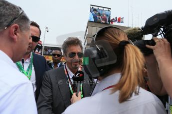 World © Octane Photographic Ltd. Al Pacino. Sunday 7th June 2015, F1 Canadian GP Race grid, Circuit Gilles Villeneuve, Montreal, Canada. Digital Ref: 1298LB1D3520