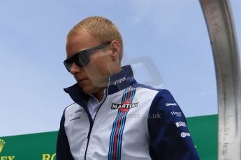 World © Octane Photographic Ltd. Williams Martini Racing FW37 – Valtteri Bottas. Sunday 7th June 2015, F1 Canadian GP Drivers' parade, Circuit Gilles Villeneuve, Montreal, Canada. Digital Ref: 1298LB7D2804