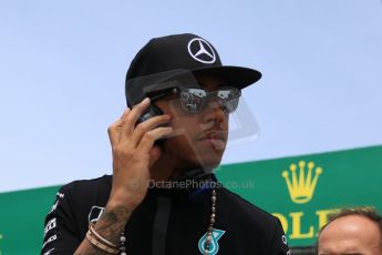 World © Octane Photographic Ltd. Mercedes AMG Petronas F1 W06 Hybrid – Lewis Hamilton. Sunday 7th June 2015, F1 Canadian GP Drivers' parade, Circuit Gilles Villeneuve, Montreal, Canada. Digital Ref: 1298LB7D2811