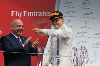 World © Octane Photographic Ltd. Williams Martini Racing – Valtteri Bottas (3rd). Sunday 7th June 2015, F1 Canadian GP Podium, Circuit Gilles Villeneuve, Montreal, Canada. Digital Ref: 1300LB1D4037
