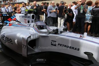 World © Octane Photographic Ltd. Williams Martini Racing – Valtteri Bottas (3rd). Sunday 7th June 2015, F1 Canadian GP Podium, Circuit Gilles Villeneuve, Montreal, Canada. Digital Ref: 1300LB7D2930