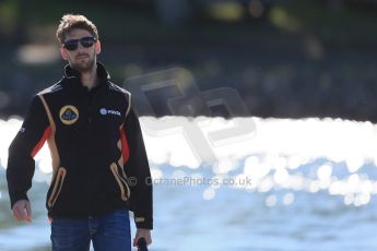 World © Octane Photographic Ltd. Lotus F1 Team E23 Hybrid – Romain Grosjean. Saturday 6th June 2015, F1 Canadian GP Paddock, Circuit Gilles Villeneuve, Montreal, Canada. Digital Ref: 1294LB1D0546