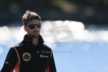 World © Octane Photographic Ltd. Lotus F1 Team E23 Hybrid – Romain Grosjean. Saturday 6th June 2015, F1 Canadian GP Paddock, Circuit Gilles Villeneuve, Montreal, Canada. Digital Ref: 1294LB1D0563