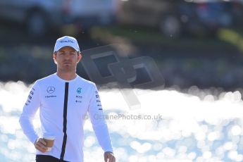 World © Octane Photographic Ltd. Mercedes AMG Petronas F1 W06 Hybrid – Nico Rosberg. Saturday 6th June 2015, F1 Paddock, Circuit Gilles Villeneuve, Montreal, Canada. Digital Ref: 1294LB1D0612
