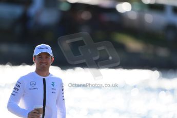 World © Octane Photographic Ltd. Mercedes AMG Petronas F1 W06 Hybrid – Nico Rosberg. Saturday 6th June 2015, F1 Paddock, Circuit Gilles Villeneuve, Montreal, Canada. Digital Ref: 1294LB1D0629