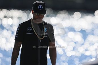 World © Octane Photographic Ltd. Mercedes AMG Petronas F1 W06 Hybrid – Lewis Hamilton. Saturday 6th June 2015, F1 Canadian GP Paddock, Circuit Gilles Villeneuve, Montreal, Canada. Digital Ref: 1294LB1D0660