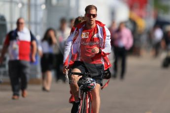 World © Octane Photographic Ltd. Scuderia Ferrari SF15-T– Sebastian Vettel. Saturday 6th June 2015, F1 Canadian GP Paddock, Circuit Gilles Villeneuve, Montreal, Canada. Digital Ref: 1294LB1D0722