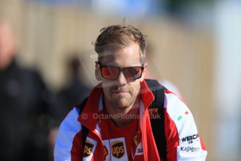 World © Octane Photographic Ltd. Scuderia Ferrari SF15-T– Sebastian Vettel. Saturday 6th June 2015, F1 Canadian GP Paddock, Circuit Gilles Villeneuve, Montreal, Canada. Digital Ref: 1294LB1D0730