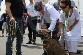 World © Octane Photographic Ltd. Sir Jackie Stewart. Sunday 7th June 2015, F1 Paddock, Circuit Gilles Villeneuve, Montreal, Canada. Digital Ref: 1297CB7D2773