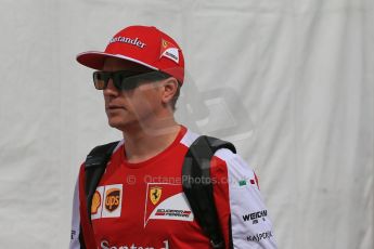 World © Octane Photographic Ltd. Scuderia Ferrari SF15-T– Kimi Raikkonen. Sunday 7th June 2015, F1 Canadian GP Paddock, Circuit Gilles Villeneuve, Montreal, Canada. Digital Ref: 1297LB1D2827