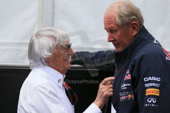 World © Octane Photographic Ltd. Bernie Ecclestone and Dr.Malmut Marko. Sunday 7th June 2015, F1 Paddock, Circuit Gilles Villeneuve, Montreal, Canada. Digital Ref: 1297LB1D2875