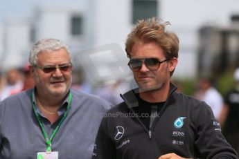 World © Octane Photographic Ltd. Mercedes AMG Petronas F1 W06 Hybrid – Nico Rosberg. Sunday 7th June 2015, F1 Paddock, Circuit Gilles Villeneuve, Montreal, Canada. Digital Ref: 1297LB1D3019