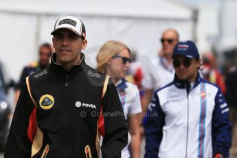 World © Octane Photographic Ltd. Lotus F1 Team E23 Hybrid – Pastor Maldonado. Sunday 7th June 2015, F1 Canadian GP Paddock, Circuit Gilles Villeneuve, Montreal, Canada. Digital Ref: 1297LB1D3052