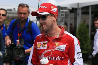 World © Octane Photographic Ltd. Scuderia Ferrari SF15-T– Sebastian Vettel. Sunday 7th June 2015, F1 Canadian GP Paddock, Circuit Gilles Villeneuve, Montreal, Canada. Digital Ref: 1297LB1D3078