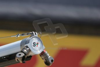 World © Octane Photographic Ltd. Thursday 4th June 2015, F1 Canadian GP pitlane setup, Circuit Gilles Villeneuve, Montreal, Canada. Sahara Force pitlane rig detail. Digital Ref: 1290LB1D8696