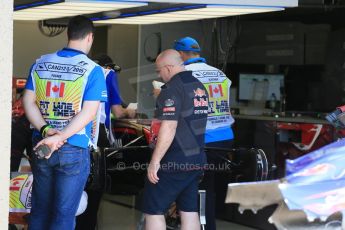 World © Octane Photographic Ltd. Thursday 4th June 2015, F1 Canadian GP pitlane setup, Circuit Gilles Villeneuve, Montreal, Canada. Scuderia Toro Rosso STR10. Digital Ref: 1290LB1D8707
