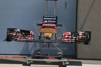 World © Octane Photographic Ltd. Thursday 4th June 2015, F1 Canadian GP pitlane setup, Circuit Gilles Villeneuve, Montreal, Canada. Scuderia Toro Rosso STR10 nose and front wing. Digital Ref: 1290LB1D8715