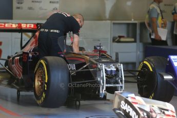 World © Octane Photographic Ltd. Thursday 4th June 2015, F1 Canadian GP pitlane setup, Circuit Gilles Villeneuve, Montreal, Canada. Scuderia Toro Rosso STR10. Digital Ref: 1290LB1D8720