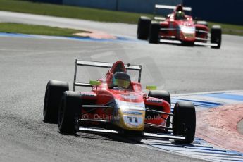 World © Octane Photographic Ltd. Saturday 18th April 2015, MSA Formula - Certified by the FIA - Powered by Ford EcoBoost Qualifying. Donington Park. TRS Arden - Ricky Collard and Enaam Ahmed. Digital Ref: 1229LB1D0978
