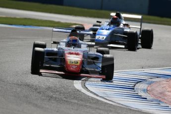 World © Octane Photographic Ltd. Saturday 18th April 2015, MSA Formula - Certified by the FIA - Powered by Ford EcoBoost Qualifying. Donington Park. Fortec - Josh Smith and Richardson Racing – Ollie Pidgley. Digital Ref: 1229LB1D1006